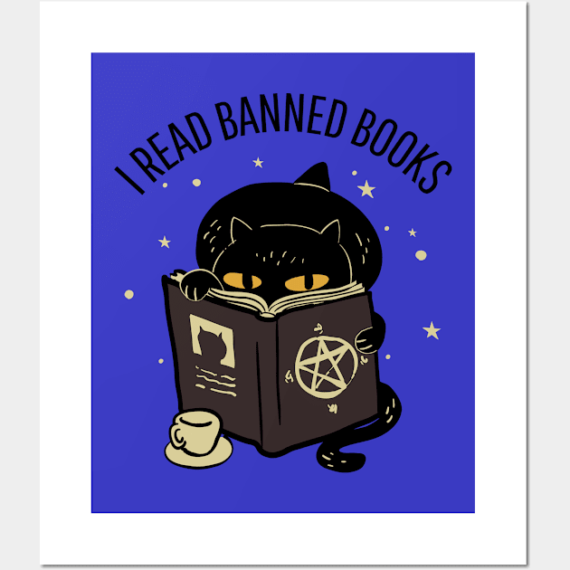 I read banned books Wall Art by ArtsyStone